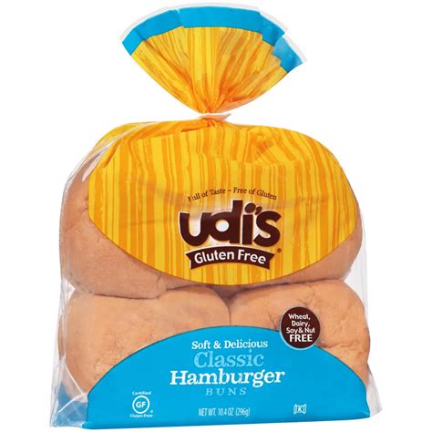 udi's gluten free classic hamburger buns